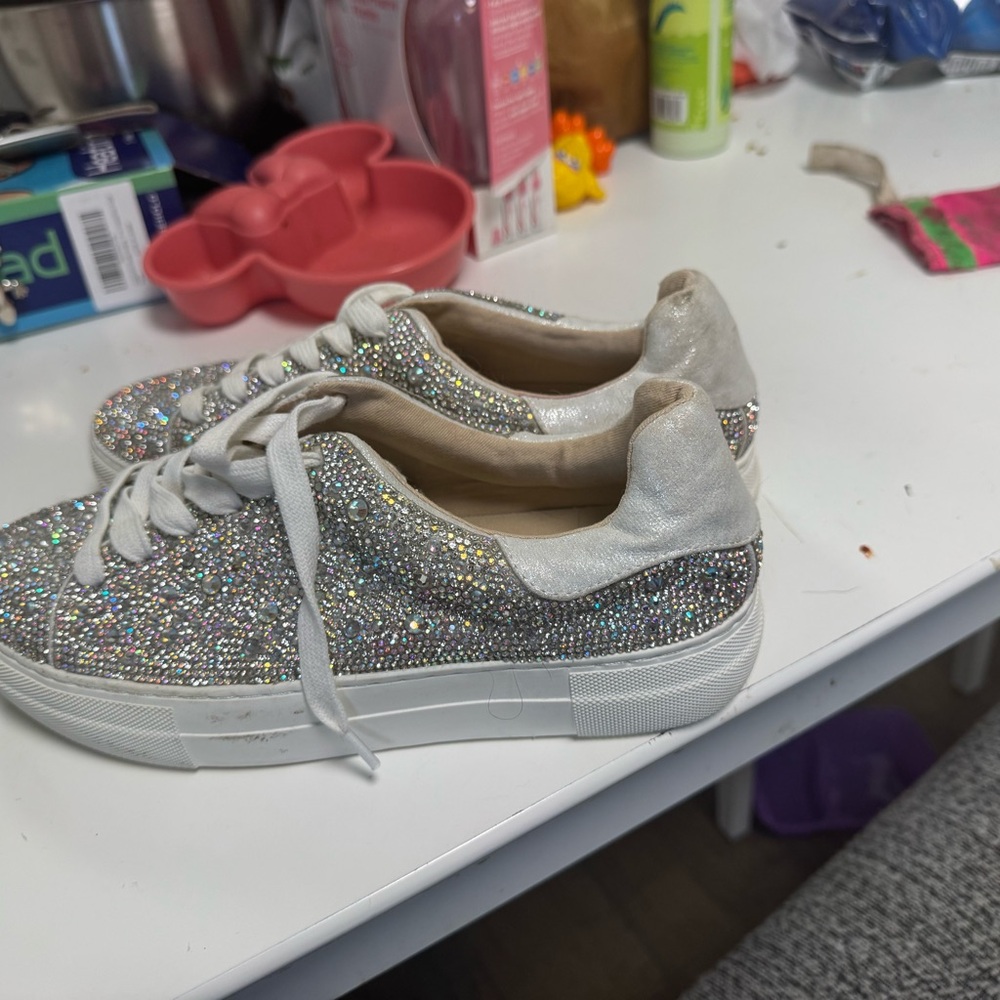 Sparkling Rhinestone Sneakers - image 5
